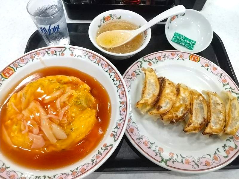 餃子の王将の「夏餃子」と「天津炒飯」