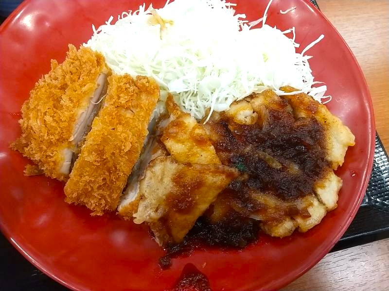 トンテキとチキンカツ