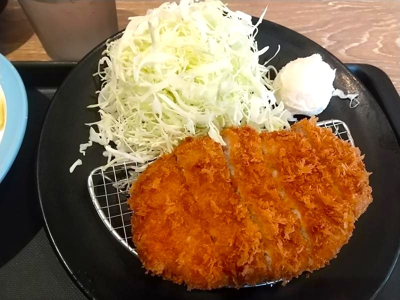 松のや 朝食のロースかつ
